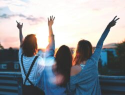 Basking in Sunset Bliss: Girls outing gone wonderful and having radiant Moments