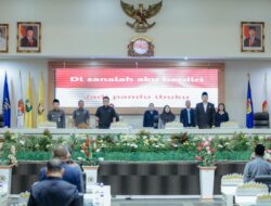 Sekdaprov Marindo Kurniawan Hadiri Rapat Paripurna DPRD Berkaitan Perubahan Program Pembentukan Peraturan Daerah Prov.Lampung Tahun 2026