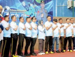 Wakil Wali Kota Metro  Rafieq Adi Pradana, Hadiri Pembukaan Turnamen Tenis Kapolres Cup 2026