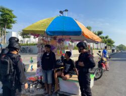 Upaya Menjaga Keamanan, Tim Komposit Gegana Lampung Intensifkan Patroli Dialogis di Berbagai Lokasi Strategis