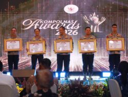Polda Lampung Raih Penghargaan 5 Besar Terbaik Tingkat Polda dalam Kompolnas Awards Tahun  2026
