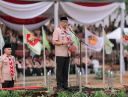 Apel Besar Hari Pramuka ke-65, Gubernur Lampung  Mirza Ajak Pramuka Bangun Karakter dan Mengambil Peran Dukung Swasembada Pangan