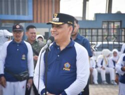 PWRI Kota Metro dan Palembang Koloborasi  Gelar Senam Bersama, Pererat Silaturahmi dan Dorong Lansia Tetap Aktip 