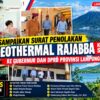 Bukan Sekadar Gunung! Segekhi Suku Tolak Geothermal Rajabasa di Kantor Gubernur Lampung: Ini Soal Air, Adat, dan Nyawa