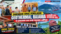 Bukan Sekadar Gunung! Segekhi Suku Tolak Geothermal Rajabasa di Kantor Gubernur Lampung: Ini Soal Air, Adat, dan Nyawa