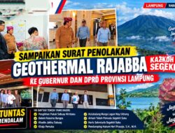 Bukan Sekadar Gunung! Segekhi Suku Tolak Geothermal Rajabasa di Kantor Gubernur Lampung: Ini Soal Air, Adat, dan Nyawa