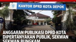 Angaran Publikasi Skretariat  DPRD Kota Depok Tahun 2025 S/d 2026 di Sorot Tajam Publik Sekwan Bungkam 