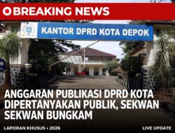 Angaran Publikasi Skretariat  DPRD Kota Depok Tahun 2025 S/d 2026 di Sorot Tajam Publik Sekwan Bungkam 
